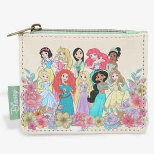 Loungefly Disney Chibi Princess Floral Cardholder - New with Tags